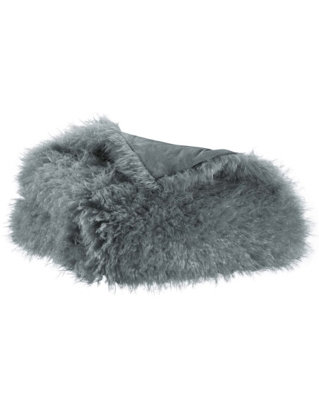 THROW VIVARAISE BETANI ARDOISE 130x160 100% POLYESTER