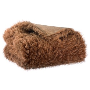 THROW VIVARAISE BETANI ACAJOU 130x160 100% POLYESTER