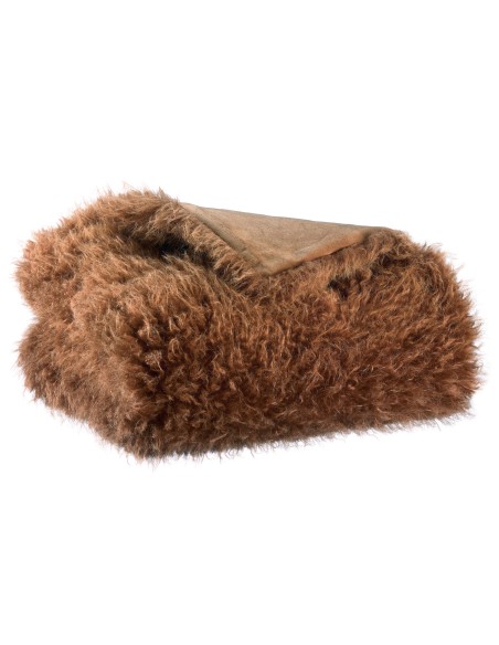 THROW VIVARAISE BETANI ACAJOU 130x160 100% POLYESTER