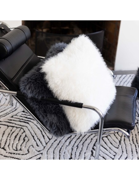 ΓΟΥΝΙΝΟ ΜΑΞΙΛΑΡΙ VIVARAISE BETANI ARDOISE 45x45 100% ΣΥΝΘΕΤΙΚΟ