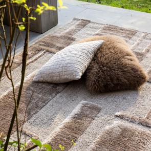 CUSHION VIVARAISE BETANI ACAJOU 40X65 100% POLYESTER 2