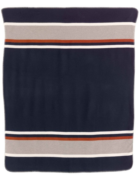 BED COVER VIVARAISE GIOIA MARINE 240X260 18%WOOL 42%ACRYLIQUE 30%POLYESTER 10%COTTON