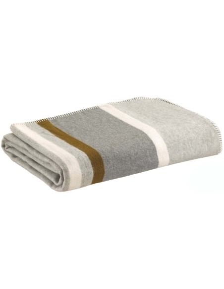 BED COVER VIVARAISE GIOIA PERLE 240X260 18%WOOL 42%ACRYLIQUE 30%POLYESTER 10%COTTON