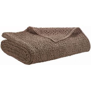 THROW VIVARAISE TANA CAFE 140X200 100% COTTON