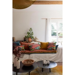 SOFA RUNNER VIVARAISE FARA SIENNE 85×200 100% VELVET COTTON 2