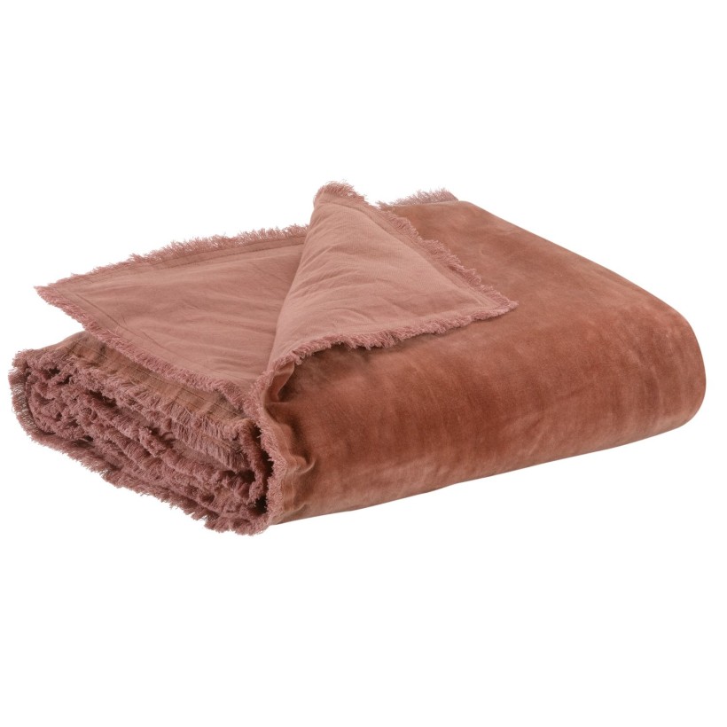 ΑΝΩΣΤΡΩΜΑ ΚΑΝΑΠΕ VIVARAISE FARA BOIS DE ROSE 85×200 100% ΒΑΜΒΑΚΕΡΟ ΒΕΛΟΥΔΟ