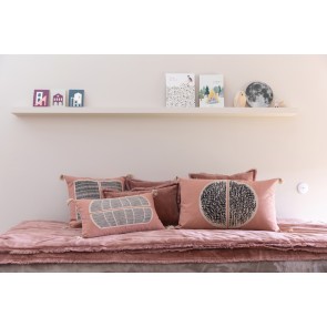 SOFA RUNNER VIVARAISE FARA  BOIS DE ROSE 85×200 100%... 2