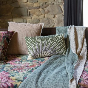 THROW VIVARAISE EMILIO TERRACOTTA 130x200 100% COTTON 2