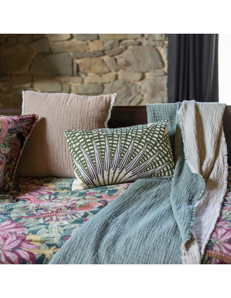 THROW VIVARAISE EMILIO TERRACOTTA 130x200 100% COTTON