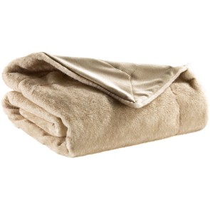 BLANKET VIVARAISE LIWEN NATUREL 140X180 100% POLYESTER