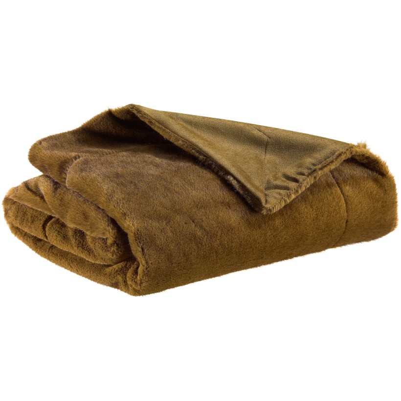 BLANKET VIVARAISE LIWEN CAFE 140X180 100% POLYESTER