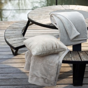 BLANKET VIVARAISE LIWEN CAFE 140X180 100% POLYESTER 2