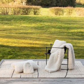 BLANKET VIVARAISE NOAM NEIGE 140X180 100%POLYESTER 2