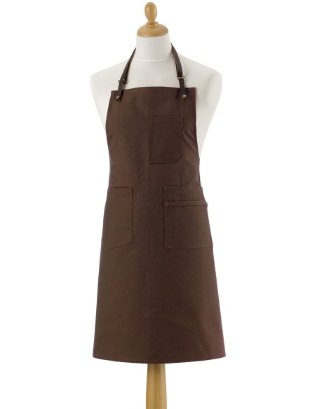 KITCHEN APRON LEO CAFE 70X90 100% RECYCLED COTTON