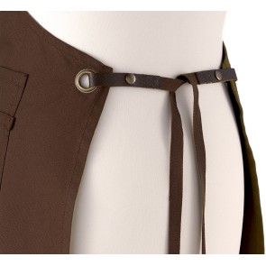 KITCHEN APRON LEO CAFE 70X90 100% RECYCLED COTTON 2