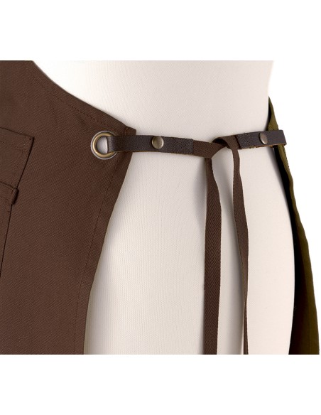 KITCHEN APRON LEO CAFE 70X90 100% RECYCLED COTTON