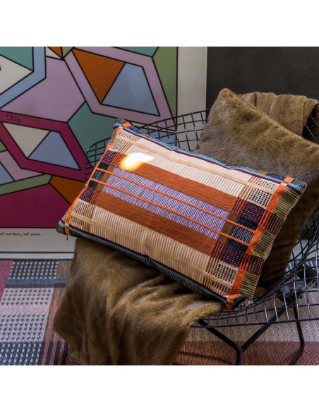 CUSHION VIVARAISE LIWEN CAFE 45X45 100% POLYESTER