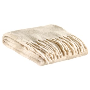 THROW VIVARAISE ISABEL DAMIER NUAGE 130X160 100% RECYCLED...