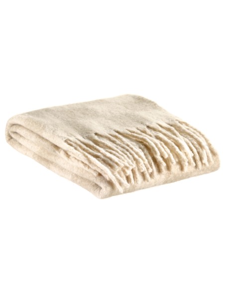 THROW VIVARAISE ISABEL DAMIER NUAGE 130X160 100% RECYCLED POLYESTER