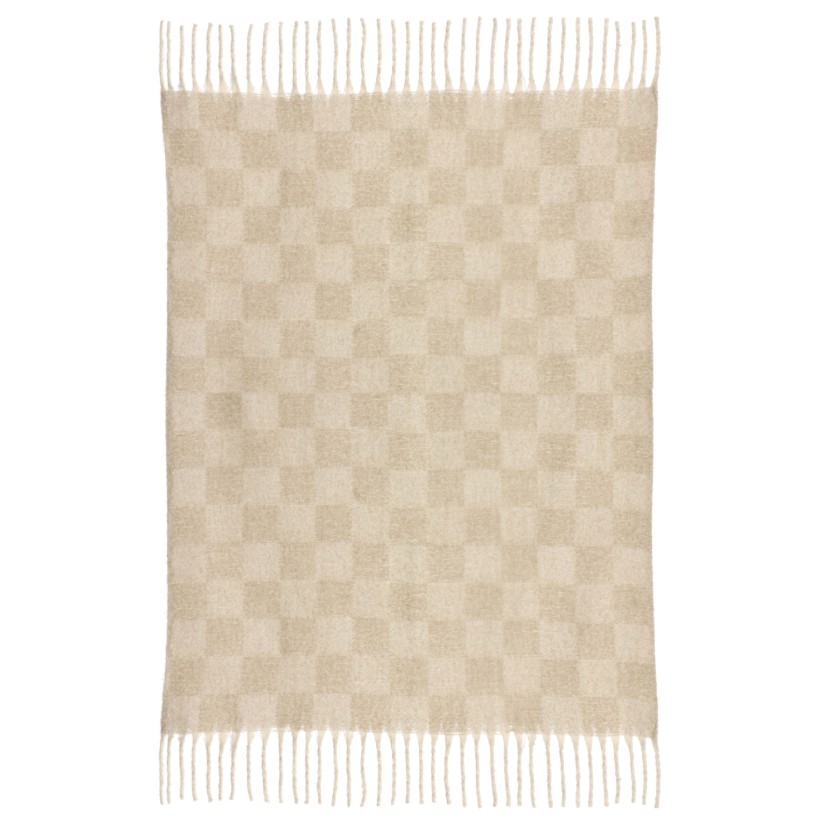 THROW VIVARAISE ISABEL DAMIER NUAGE...