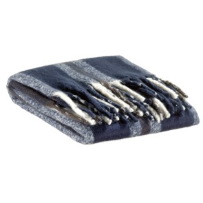 THROW VIVARAISE ISABEL RAYE MARINE 130X160 100% RECYCLED...