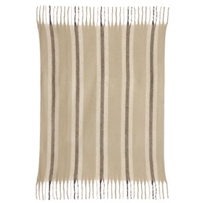 THROW VIVARAISE ISABEL RAYE NUAGE 130X160 100% RECYCLED... 2