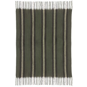 THROW VIVARAISE ISABEL RAYE SAPIN 130X160 100% RECYCLED... 2