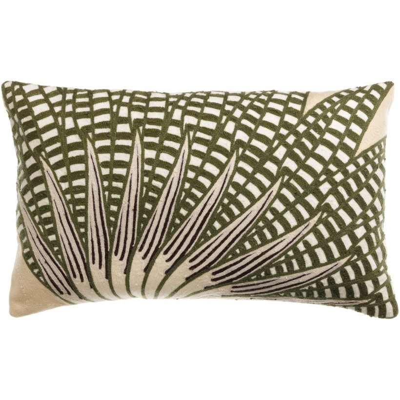 ΜΑΞΙΛΑΡΙ VIVARAISE EWAN LIN 30X50 BRODE CUSHION 100% ΒΑΜΒΑΚΙ