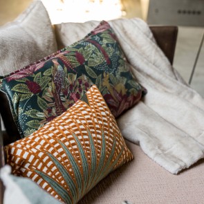 CUSHION VIVARAISE EWAN FOUGERE 30X50 100% COTTON 2