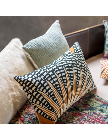 CUSHION VIVARAISE EWAN CUIVRE 30X50 100% COTTON