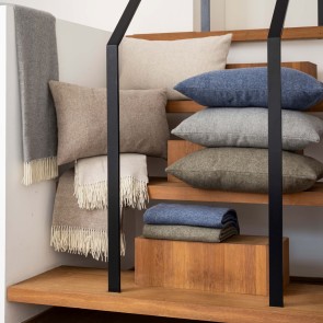 THROW CARINA VIVARAISE NUAGE 130x190 90%MERINO WOOL... 2
