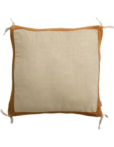 CUSHION VIVARAISE ELISE CHAMBRAY ROUILLE 45X45 100%COTTON