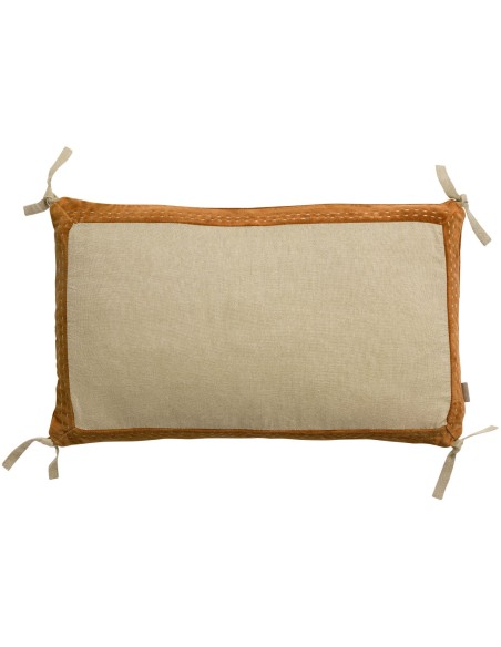 CUSHION VIVARAISE ELISE CHAMBRAY ROUILLE 30X50 100%COTTON