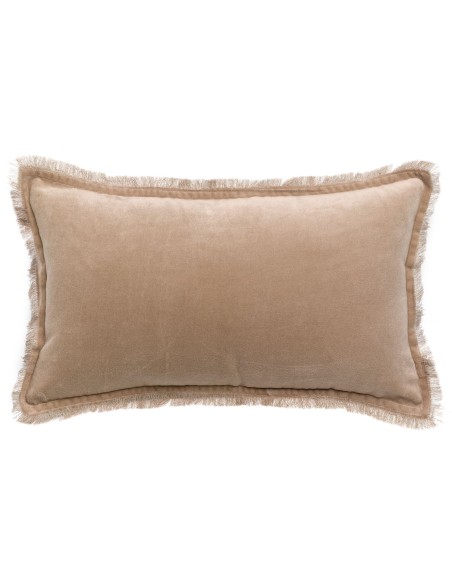 CUSHION VIVARAISE FARA LATTE 40x65 100% VELVET COTTON