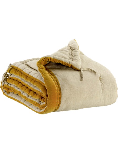 SOFA RUNNER VIVARAISE ELISE CHAMBRAY MAIS 80X180 100% COTTON