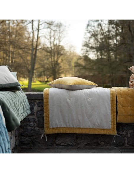 ΑΝΩΣΤΡΩΜΑ ΚΑΝΑΠΕ ELISE CHAMBRAY MAIS 80X180 100%ΒΑΜΒΑΚΙ