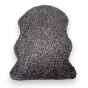 ΓΟΥΝΙΝΟ ΧΑΛΑΚΙ DECO CORDERITO DARK GREY 110Χ70 100%ΠΟΛΥΕΣΤΕΡ