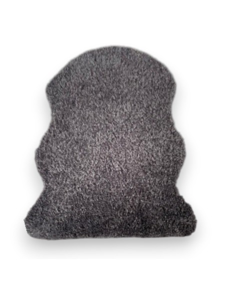 FUR MAT DECO CORDERITO DARK GREY 110Χ70 100%POLYESTER