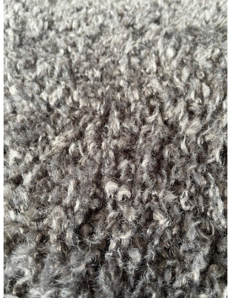 FUR MAT DECO CORDERITO DARK GREY 110Χ70 100%POLYESTER