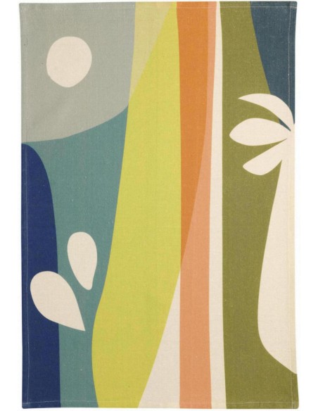 KITCHEN TOWEL WINKLER LINEO MULTI 50x70 100% COTTON