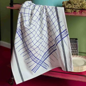 KITCHEN TOWEL LA CERISE TONTON BLEU 70X50 100% ORGANIC... 2