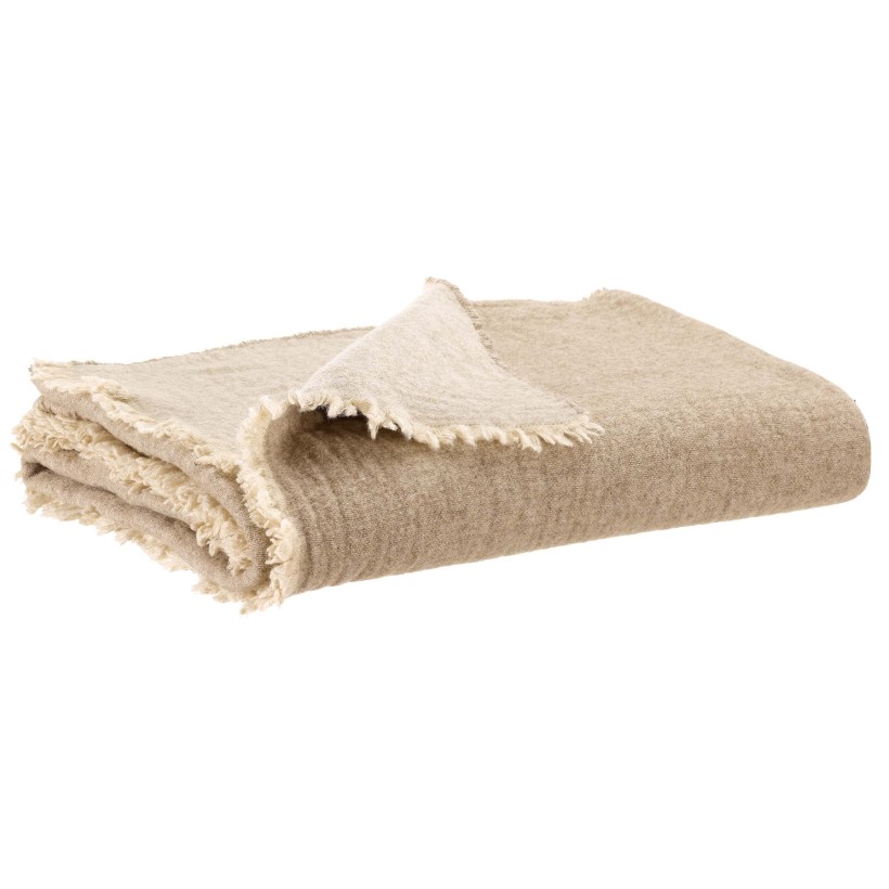 THROW VIVARAISE BRUNA NATUREL130X180... THROW VIVARAISE BRUNA NATUREL130X180...