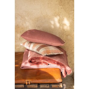 BED COVER VIVARAISE MICHKA TERRACOTTA 220×240 100%... 2