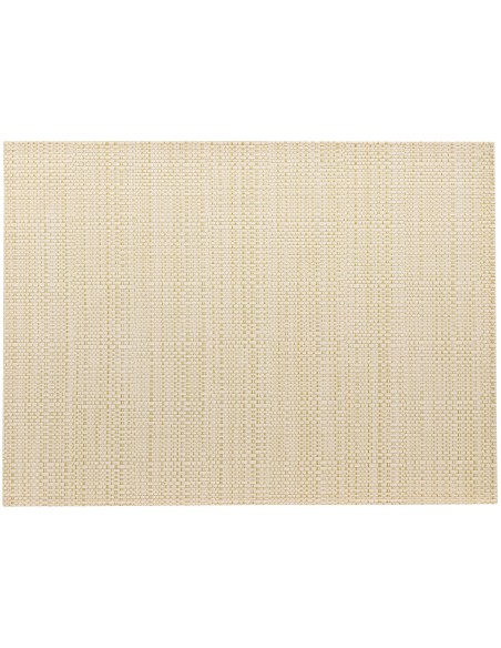 PLACE MAT WINKLER CANNA NEIGE/OR 33×45 75%PVC 25%POLYESTER