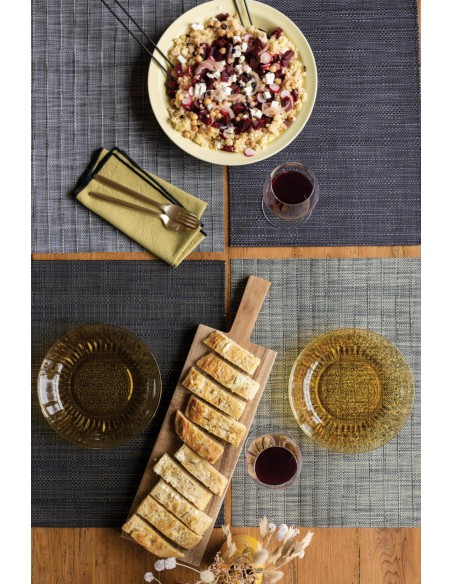 PLACE MAT WINKLER CANNA OMBRE/OR 33×45 75%PVC 25%POLYESTER