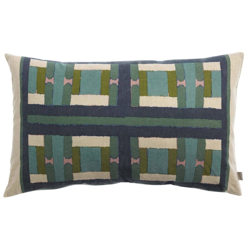 CUSHION VIVARAISE TAHO VERT DE GRIS...