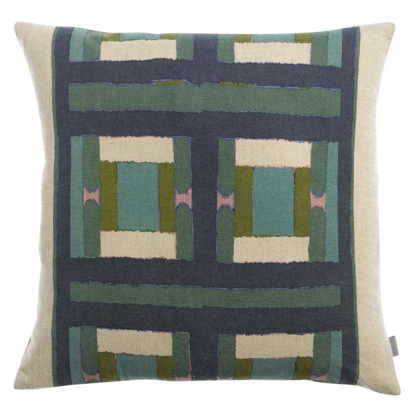 CUSHION VIVARAISE TAHO VERT DE GRIS...