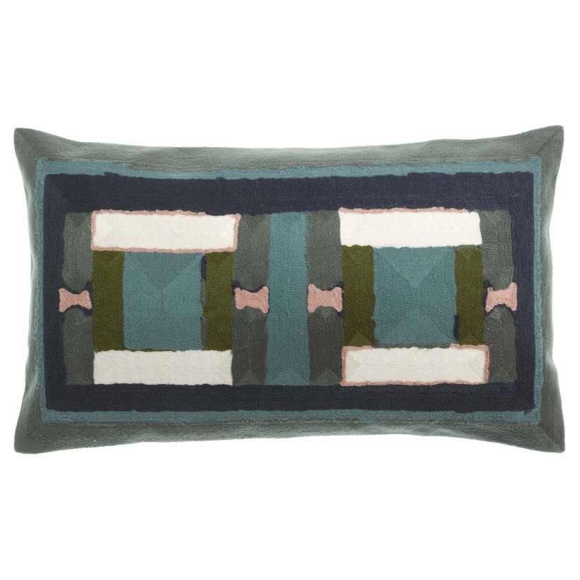 CUSHION VIVARAISE TAHO VERT DE GRIS...