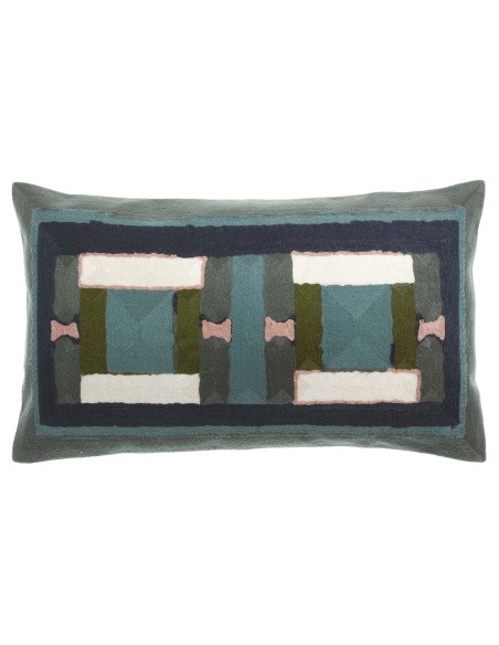 CUSHION VIVARAISE TAHO VERT DE GRIS 30X50 100% COTTON