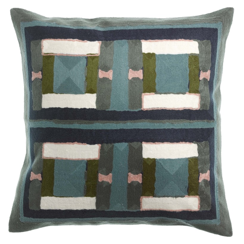 CUSHION VIVARAISE TAHO VERT DE GRIS...